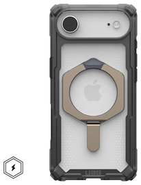 UAG Plasma XTE iPhone 17 Air Hoesje MagSafe Stand Back Cover Ash Titanium afbeelding
