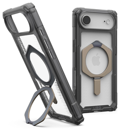 UAG Plasma XTE iPhone Air Hoesje MagSafe Stand Back Cover Ash Titanium