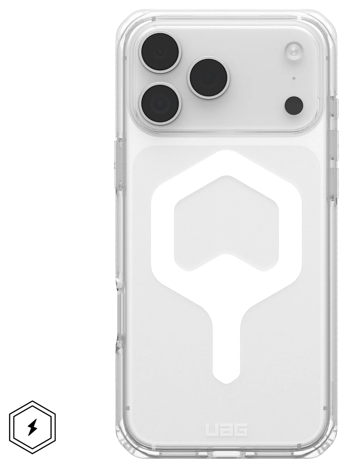 UAG Plyo Pro iPhone 17 Pro Max Hoesje MagSafe Back Cover Ice Wit afbeelding 6