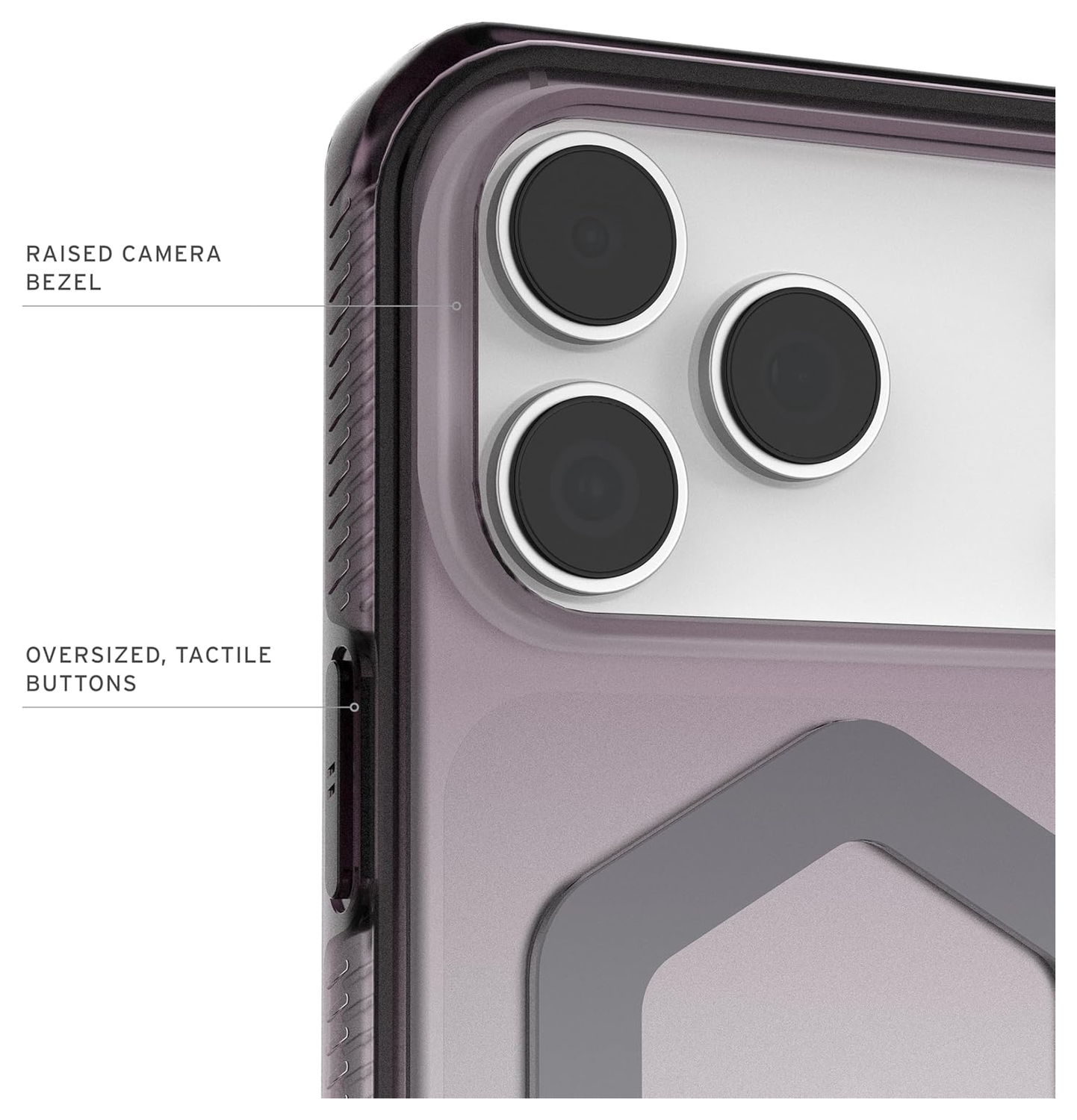 UAG Plyo Pro iPhone 17 Pro Max Hoesje MagSafe Back Cover Zwart Transparant afbeelding 6