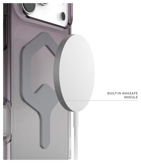 UAG Plyo Pro iPhone 17 Pro Max Hoesje MagSafe Back Cover Zwart Transparant afbeelding 5