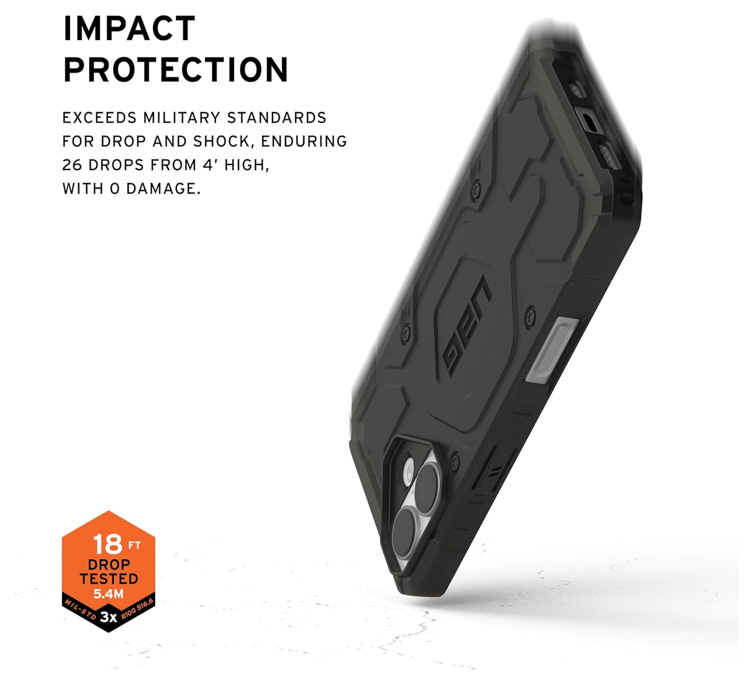 UAG Pathfinder Apple iPhone 17 Hoesje MagSafe Back Cover Zwart afbeelding 4