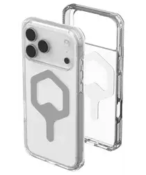 UAG Plyo Pro iPhone 17 Pro Max Hoesje MagSafe Back Cover Ice Zilver afbeelding