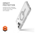 UAG Plyo Pro iPhone 17 Pro Max Hoesje MagSafe Back Cover Ice Zilver afbeelding 4