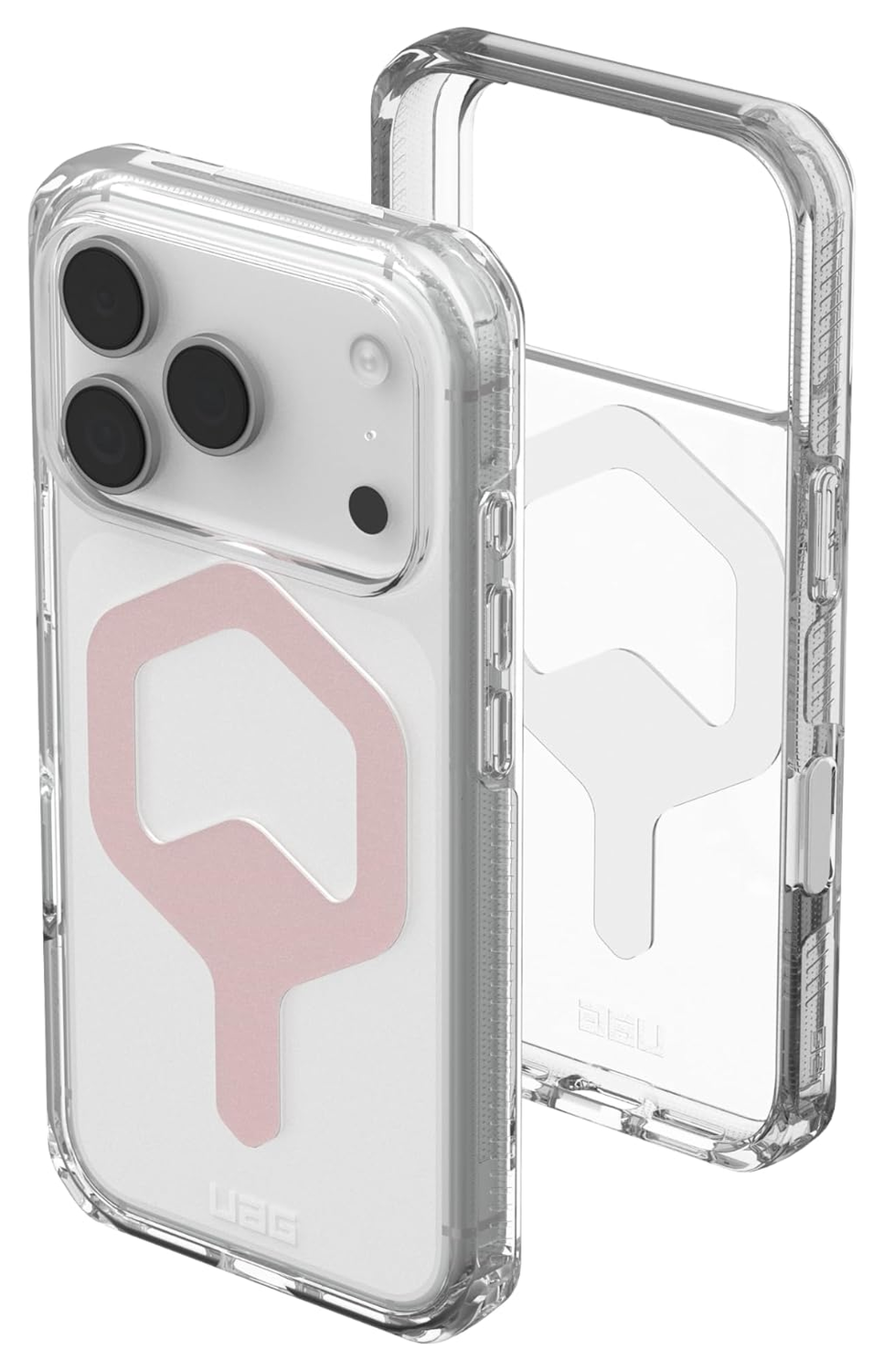 UAG Plyo Pro iPhone 17 Pro Hoesje MagSafe Back Cover Ice Roze Goud afbeelding 2
