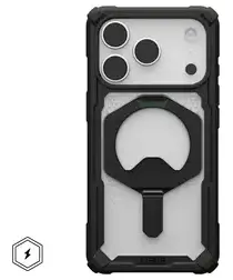 UAG Plasma XTE iPhone 17 Pro Hoesje MagSafe Stand Back Cover Transparant Zwart afbeelding