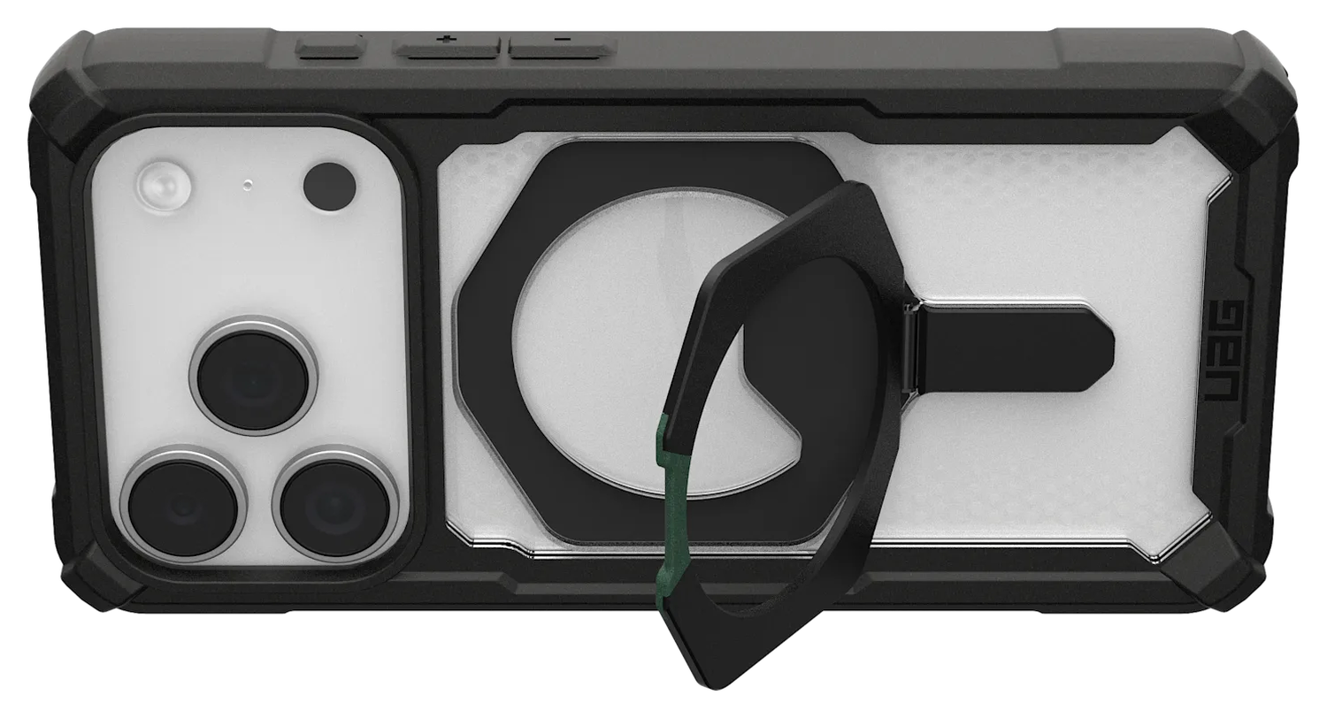 UAG Plasma XTE iPhone 17 Pro Hoesje MagSafe Stand Back Cover Transparant Zwart afbeelding 6