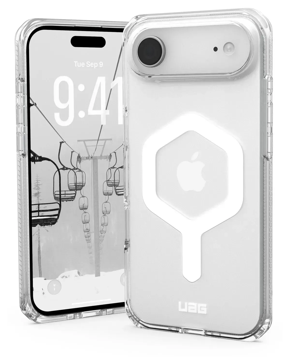 UAG Plyo Pro Apple iPhone Air Hoesje MagSafe Back Cover Ice / Wit afbeelding 1
