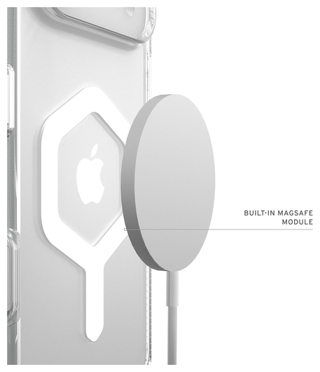 UAG Plyo Pro Apple iPhone Air Hoesje MagSafe Back Cover Ice / Wit afbeelding 5
