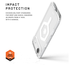 UAG Plyo Pro Apple iPhone Air Hoesje MagSafe Back Cover Ice / Wit afbeelding 4