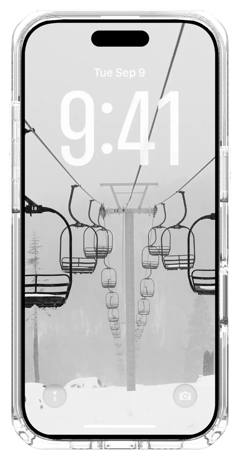 Urban Armor Gear Plyo Apple iPhone 17 Hoesje Back Cover Ice Wit afbeelding 3