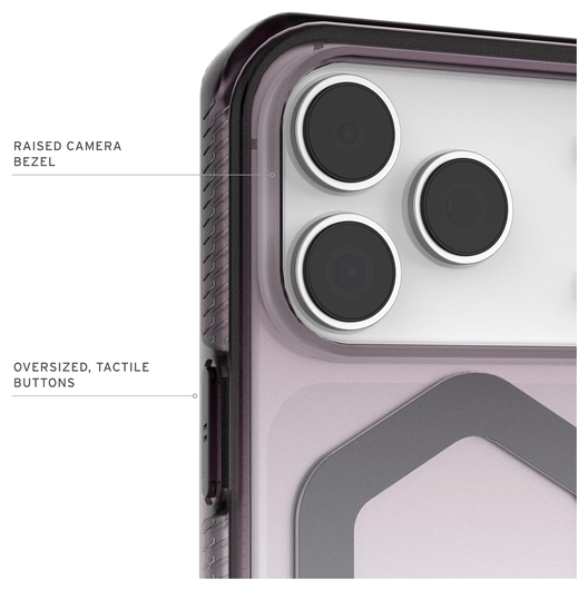 UAG Plyo Pro iPhone 17 Pro Hoesje MagSafe Back Cover Zwart Transparant afbeelding 6