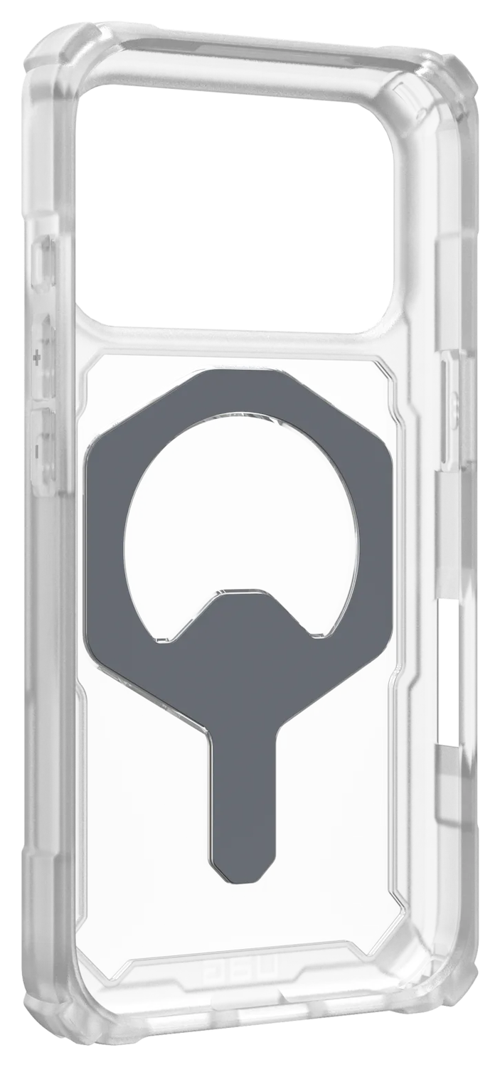 UAG Plasma XTE iPhone 17 Pro Hoesje MagSafe Stand Back Cover Titanium Clear afbeelding 7