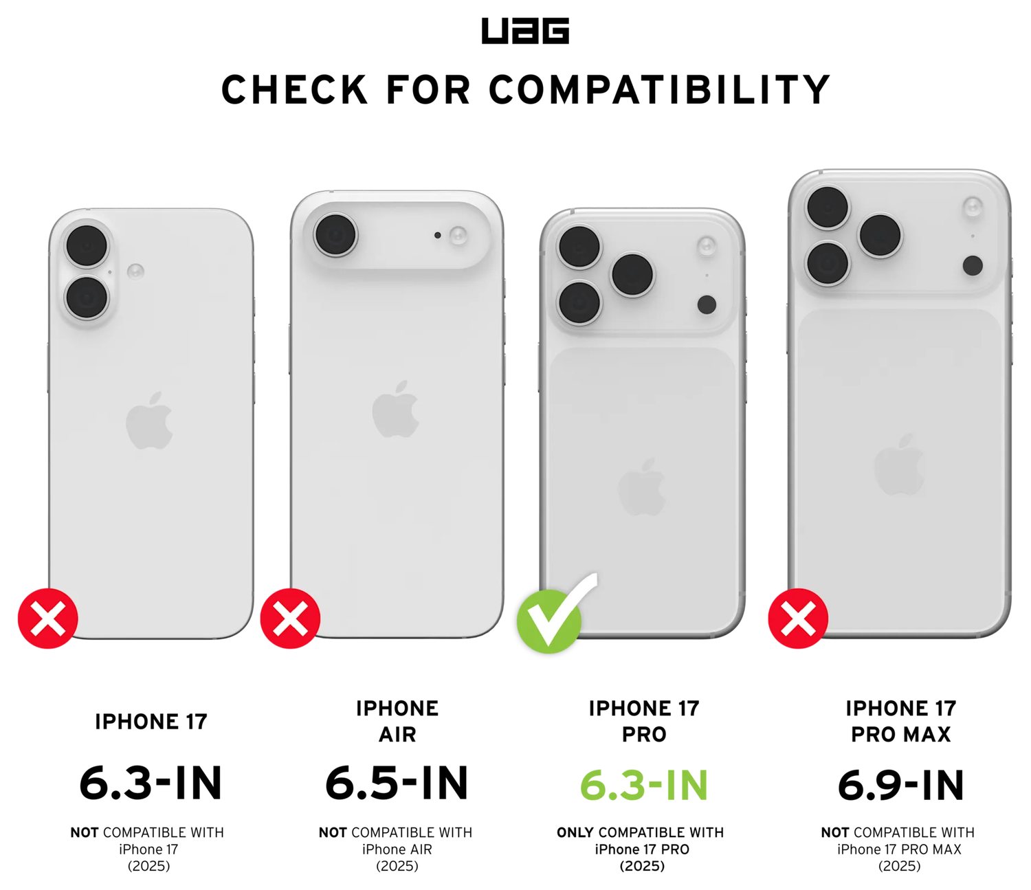 UAG Plasma XTE iPhone 17 Pro Hoesje MagSafe Stand Back Cover Titanium Clear afbeelding 3