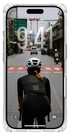 UAG Plasma XTE iPhone 17 Pro Hoesje MagSafe Stand Back Cover Titanium Clear afbeelding 6