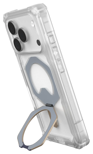 UAG Plasma XTE iPhone 17 Pro Hoesje MagSafe Stand Back Cover Titanium Clear afbeelding 4