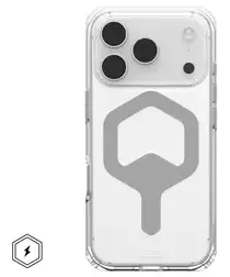 UAG Plyo Pro Apple iPhone 17 Pro Hoesje MagSafe Back Cover Ice Zilver afbeelding
