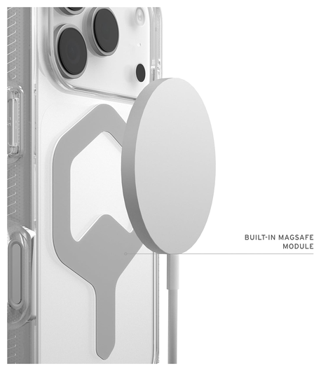 UAG Plyo Pro iPhone 17 Pro Hoesje MagSafe Back Cover Ice Zilver afbeelding 5