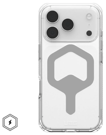 UAG Plyo Pro Apple iPhone 17 Pro Hoesje MagSafe Back Cover Ice Zilver