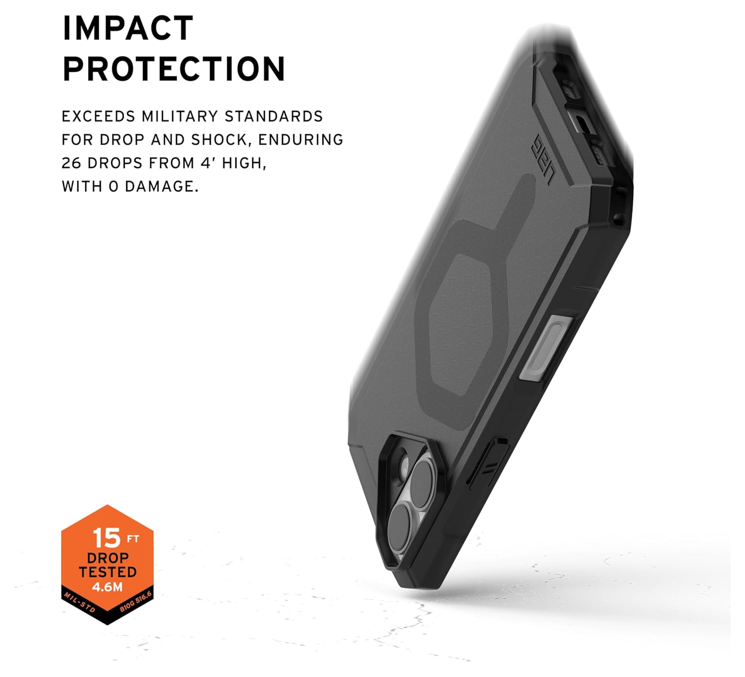 UAG Essential Armor Apple iPhone 17 Hoesje MagSafe Back Cover Zwart afbeelding 4