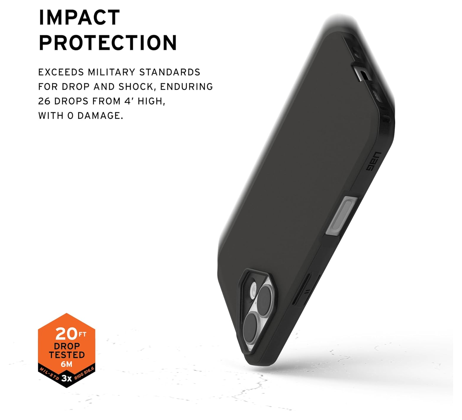 UAG Civilian Apple iPhone 17 Hoesje MagSafe Back Cover Zwart afbeelding 6