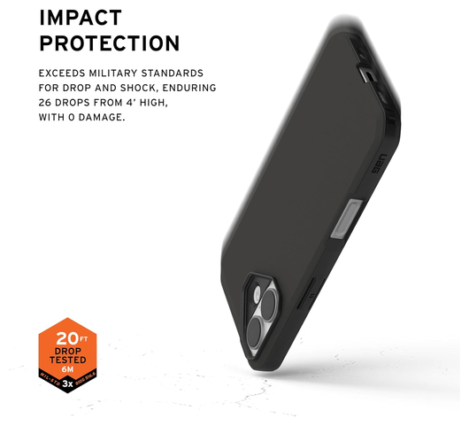 UAG Civilian Apple iPhone 17 Hoesje MagSafe Back Cover Zwart afbeelding 6