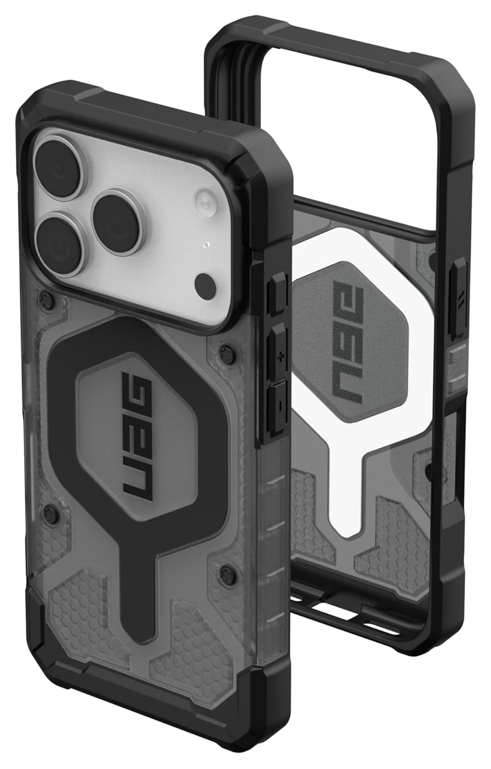 UAG Pathfinder iPhone 17 Pro Hoesje MagSafe Back Cover Ash Zwart afbeelding 2