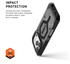 UAG Pathfinder iPhone 17 Pro Hoesje MagSafe Back Cover Ash Zwart afbeelding 4