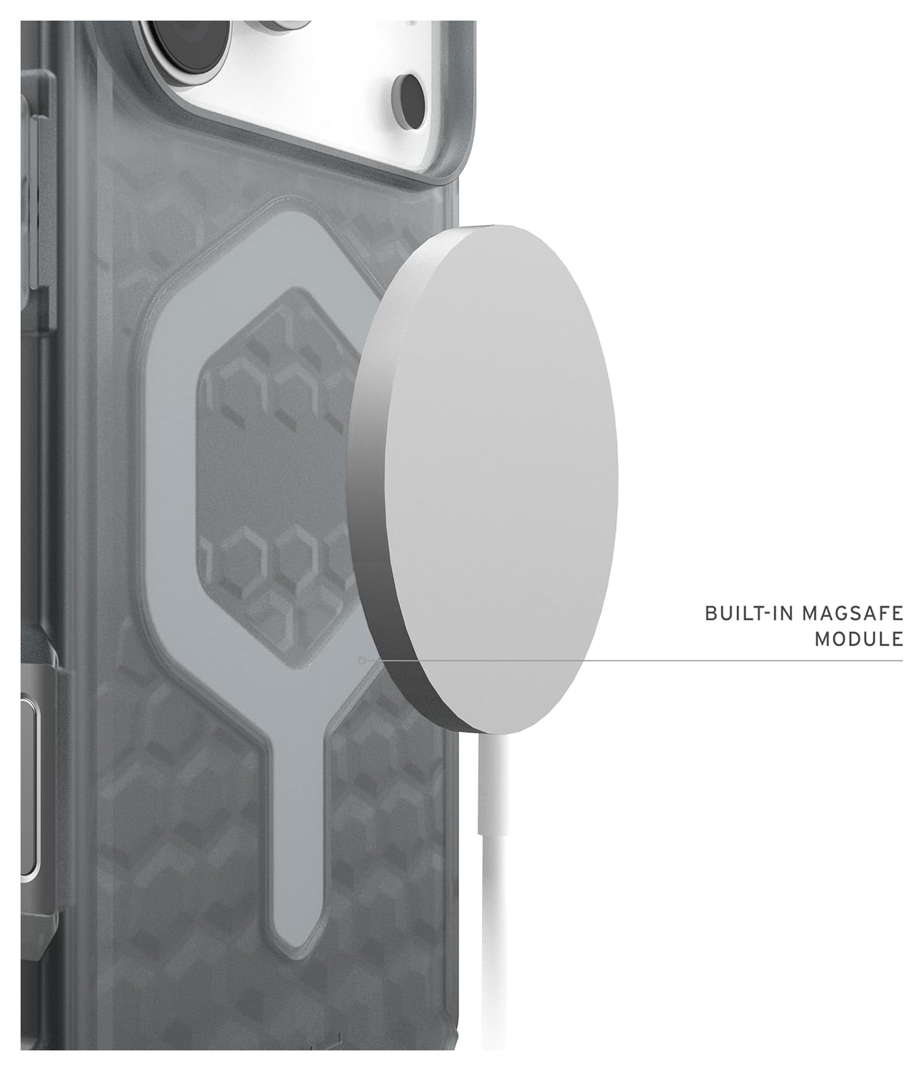 UAG Essential Armor Apple iPhone 17 Pro Max Hoesje MagSafe Back Cover Ash afbeelding 5
