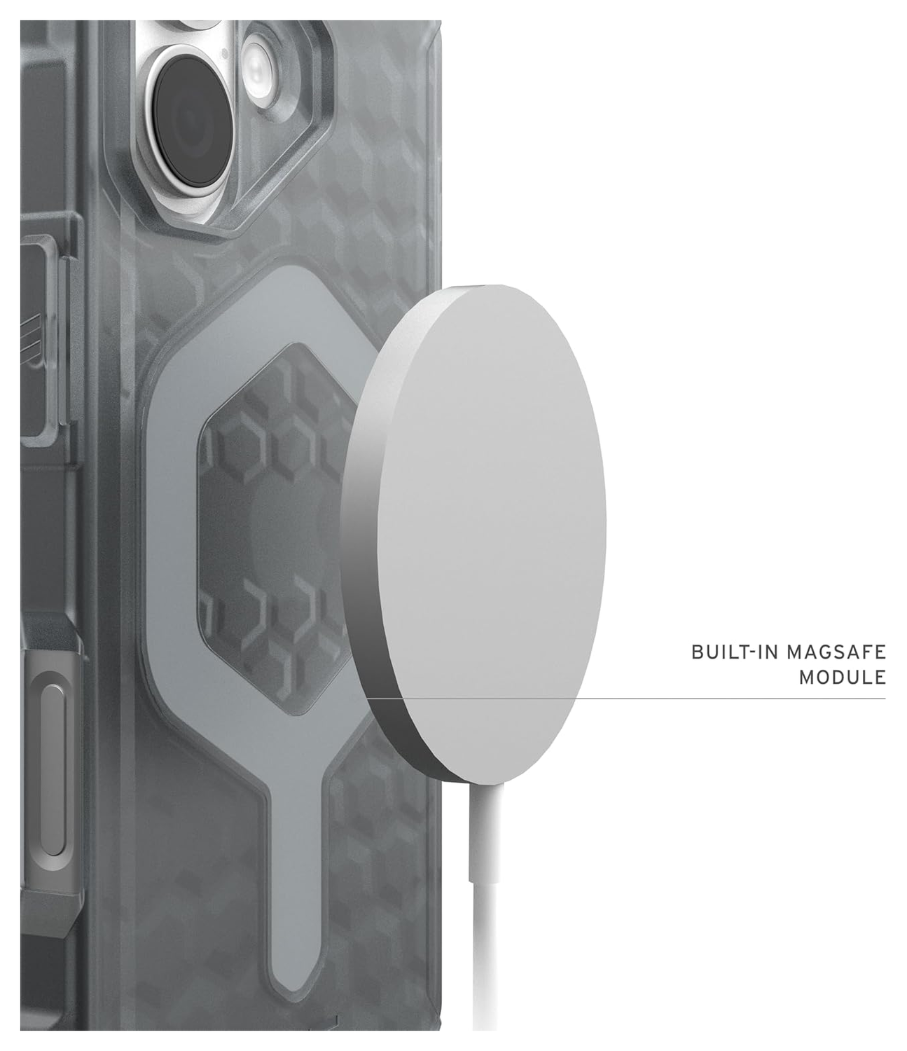 UAG Essential Armor Apple iPhone 17 Hoesje MagSafe Back Cover Ash afbeelding 5