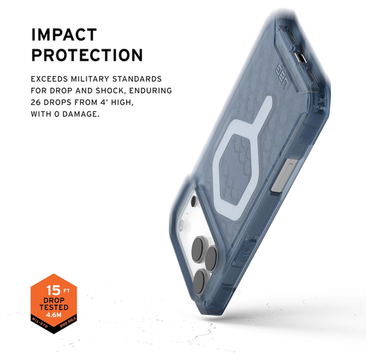 UAG Essential Armor Apple iPhone 17 Pro Max Hoesje MagSafe Back Cover Blauw afbeelding 4