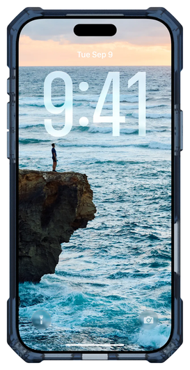 UAG Essential Armor Apple iPhone 17 Pro Max Hoesje MagSafe Back Cover Blauw afbeelding 3