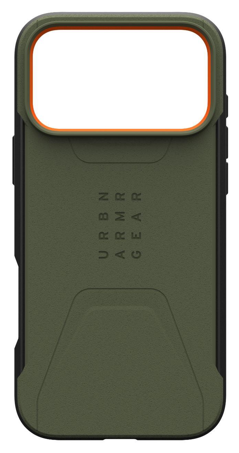 UAG Civilian Apple iPhone 17 Pro Max Hoesje MagSafe Back Cover Groen Oranje afbeelding 2