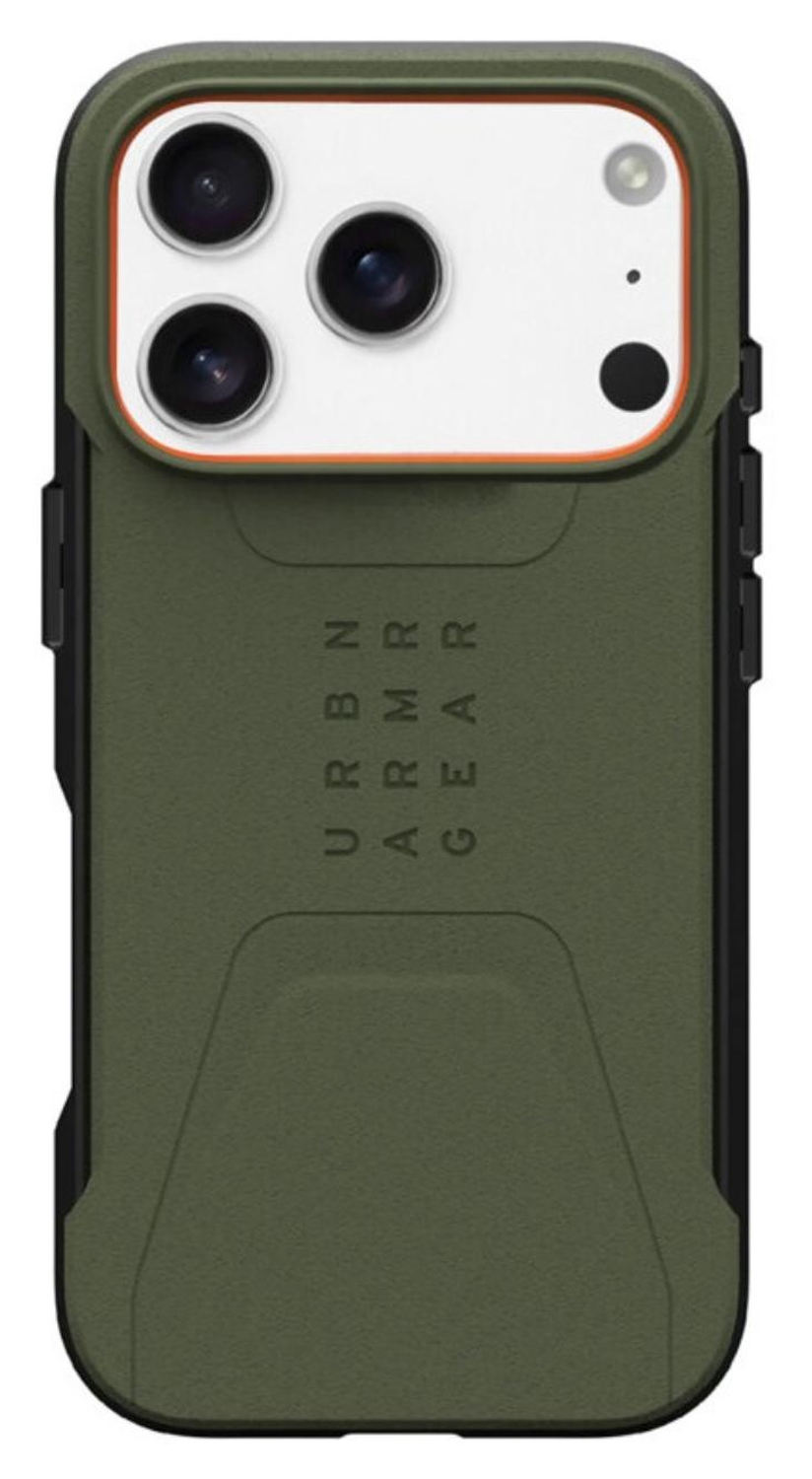 UAG Civilian Apple iPhone 17 Pro Max Hoesje MagSafe Back Cover Groen Oranje afbeelding 1