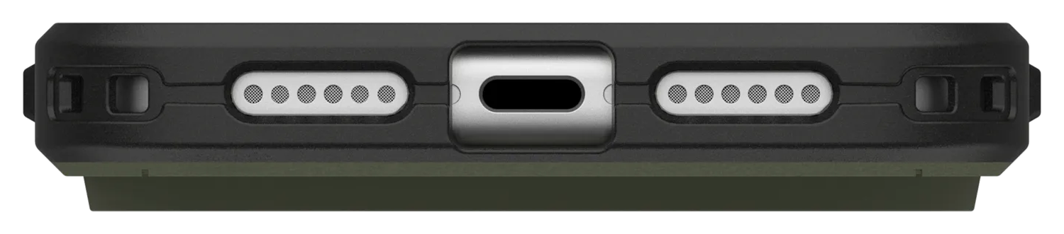 UAG Civilian Apple iPhone 17 Pro Max Hoesje MagSafe Back Cover Groen Oranje afbeelding 10