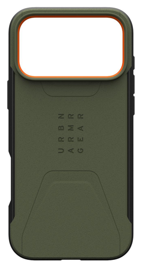 UAG Civilian Apple iPhone 17 Pro Max Hoesje MagSafe Back Cover Groen Oranje afbeelding 2