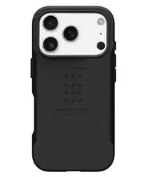UAG Civilian Apple iPhone 17 Pro Max Hoesje MagSafe Back Cover Zwart afbeelding