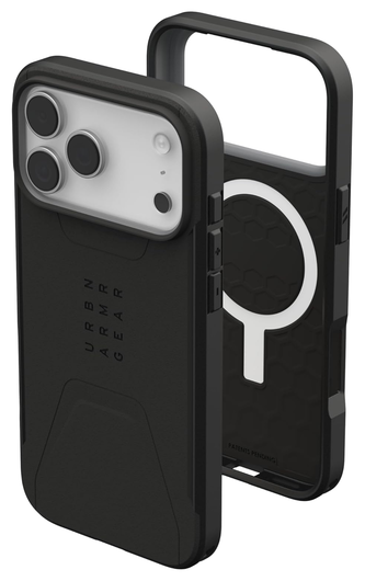 UAG Civilian iPhone 17 Pro Max Hoesje MagSafe Back Cover Zwart afbeelding 2