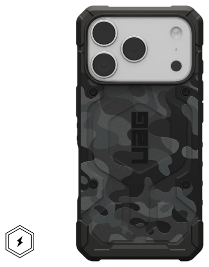 UAG Pathfinder Apple iPhone 17 Pro Hoesje MagSafe Back Cover Camo Zwart afbeelding 1