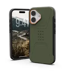 UAG Civilian Apple iPhone 17 Hoesje MagSafe Back Cover Groen Oranje afbeelding