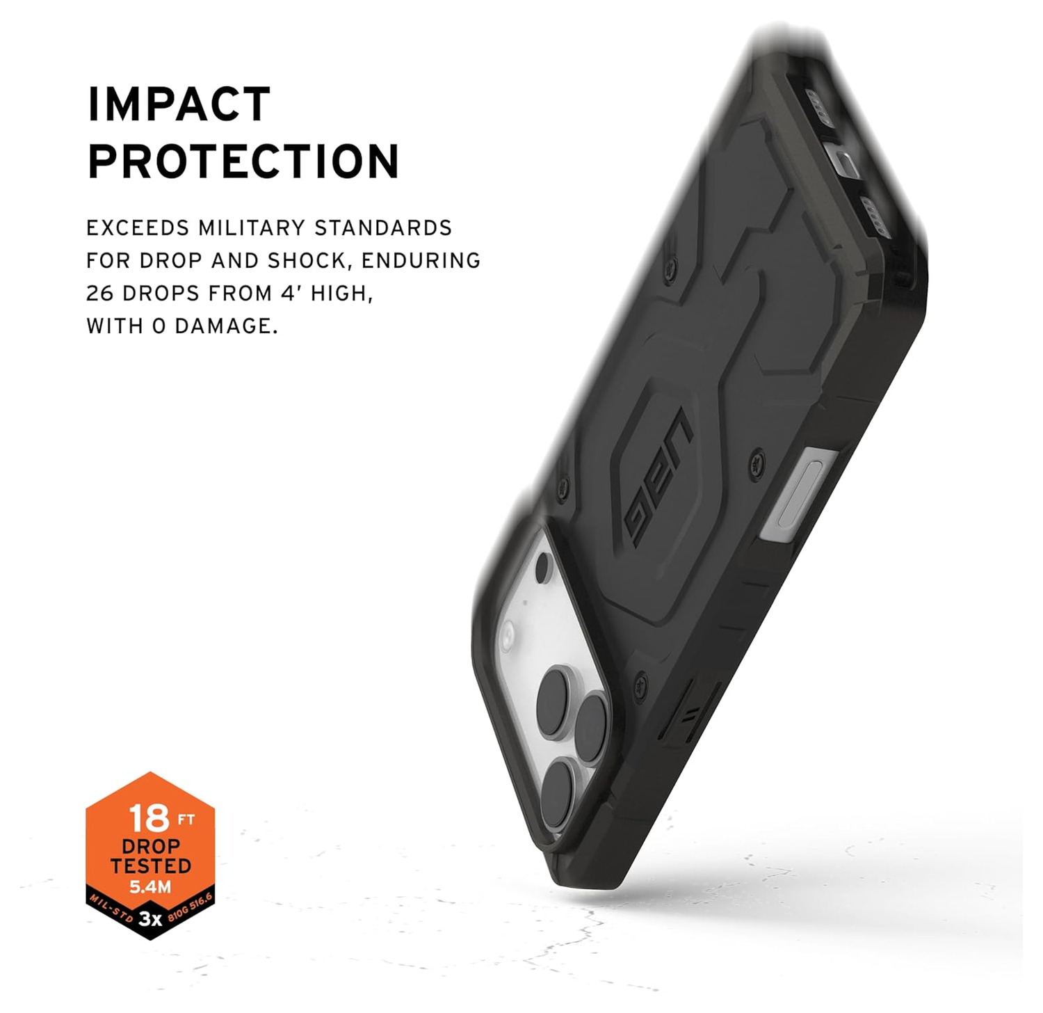 UAG Pathfinder Apple iPhone 17 Pro Max Hoesje MagSafe Back Cover Zwart afbeelding 4
