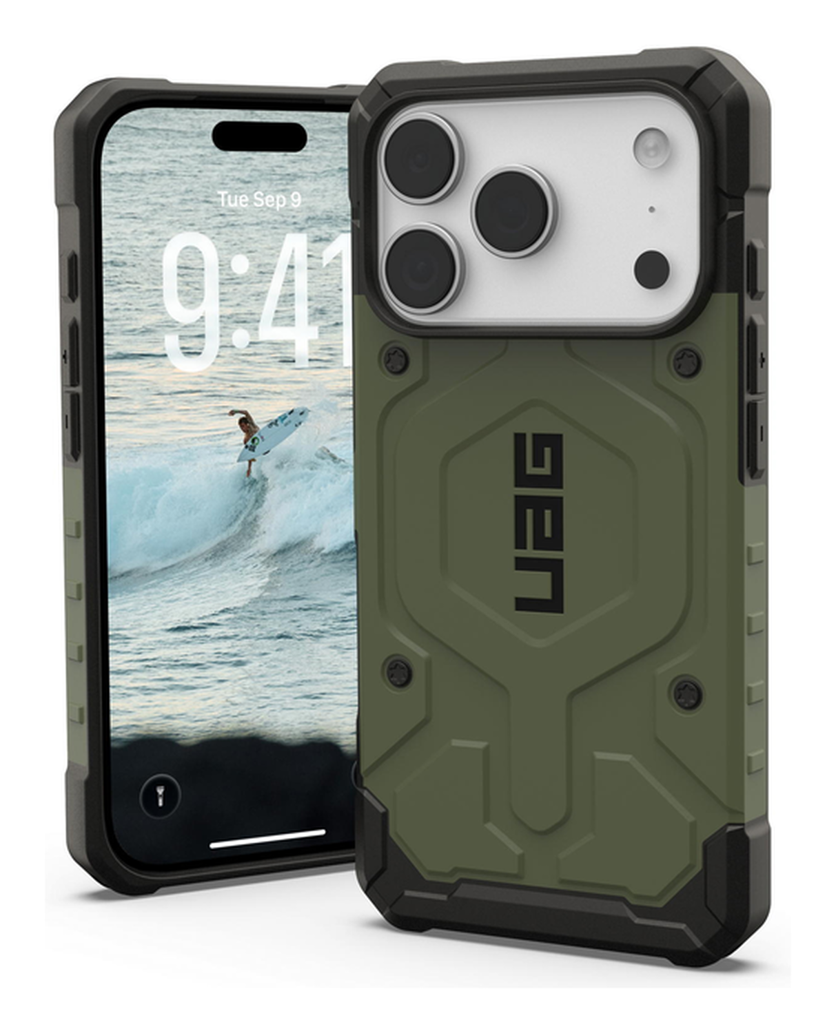 UAG Pathfinder iPhone 17 Pro Hoesje MagSafe Back Cover Groen afbeelding 1