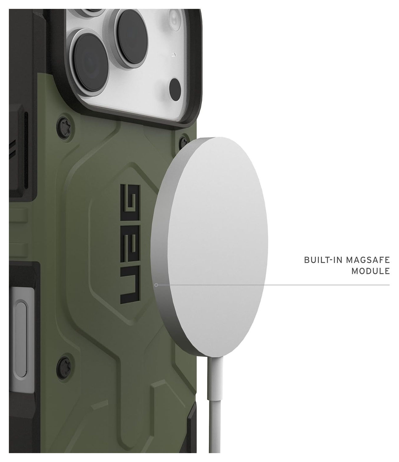 UAG Pathfinder iPhone 17 Pro Hoesje MagSafe Back Cover Groen afbeelding 5
