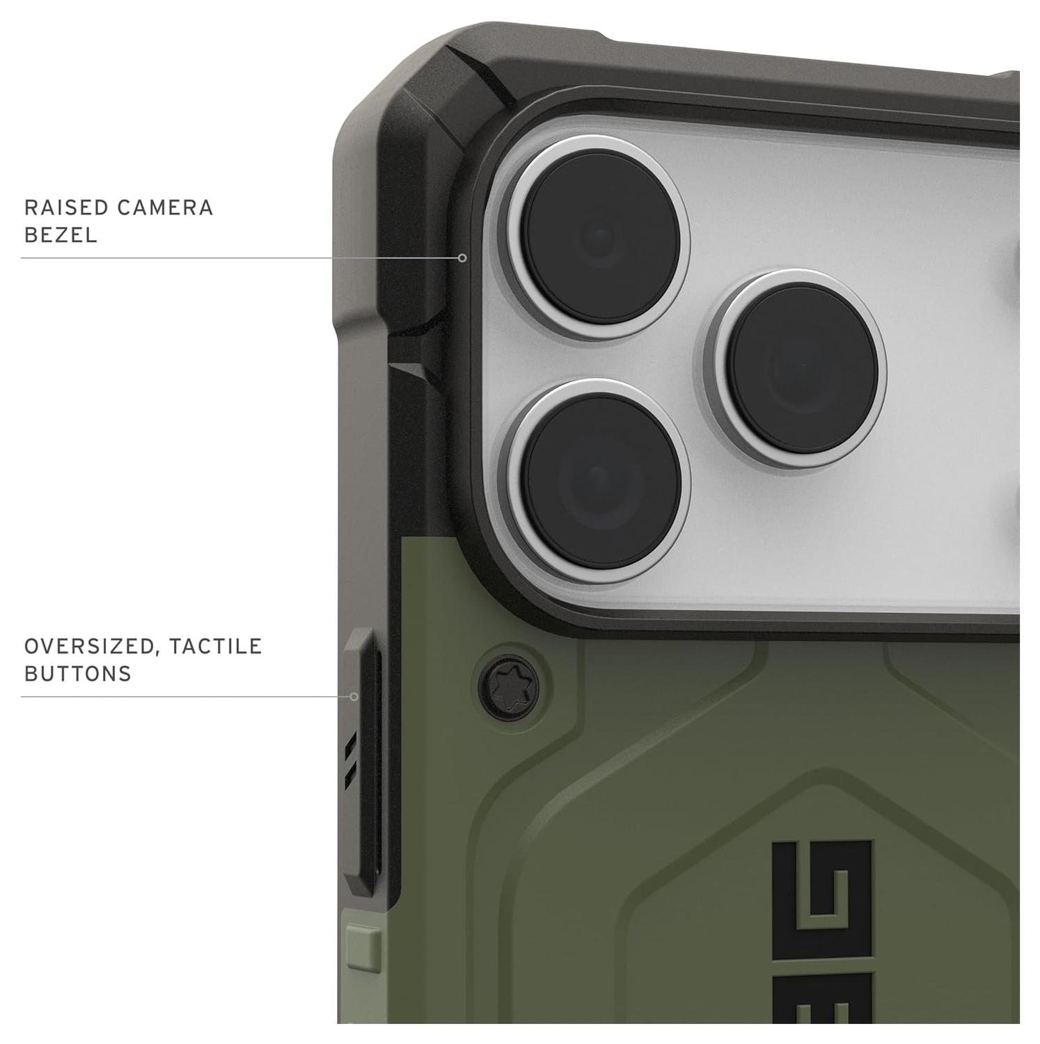 UAG Pathfinder iPhone 17 Pro Hoesje MagSafe Back Cover Groen afbeelding 6