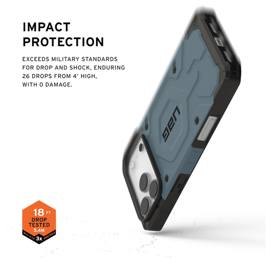 UAG Pathfinder Apple iPhone 17 Pro Max Hoesje MagSafe Back Cover Blauw afbeelding 4