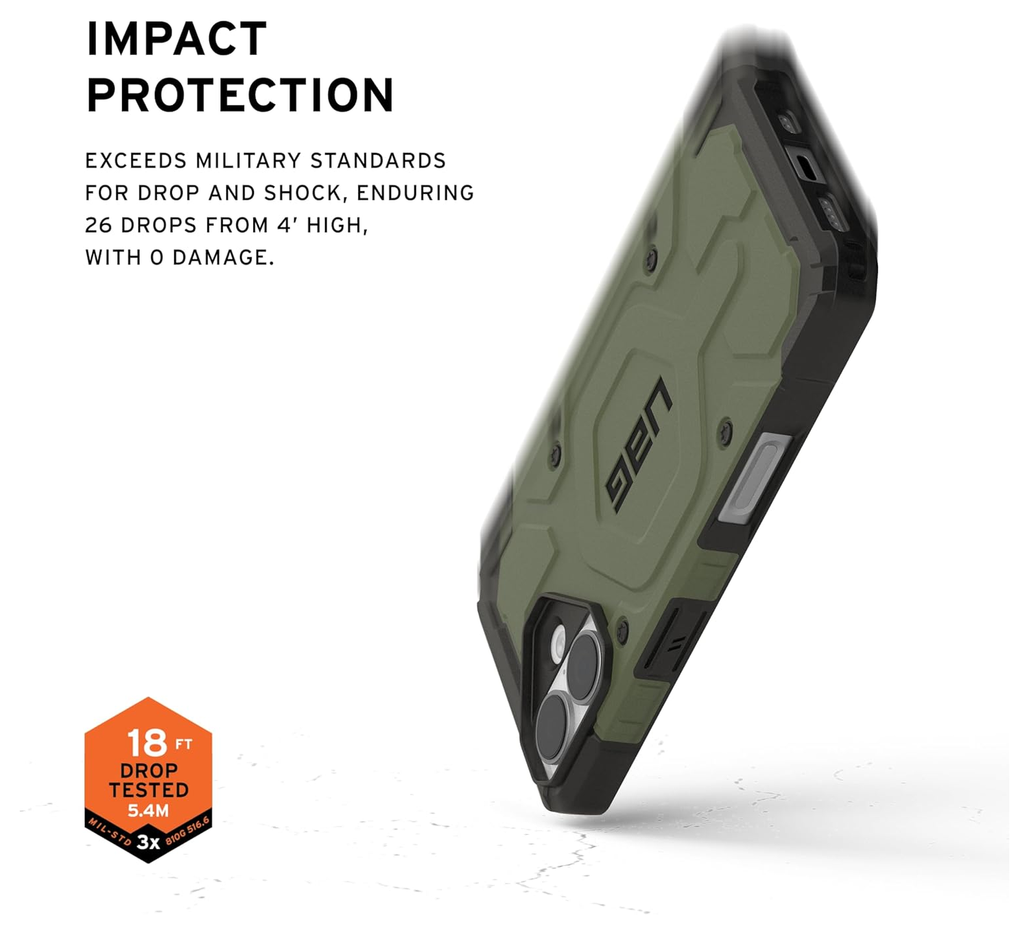 UAG Pathfinder Apple iPhone 17 Hoesje MagSafe Back Cover Groen afbeelding 4