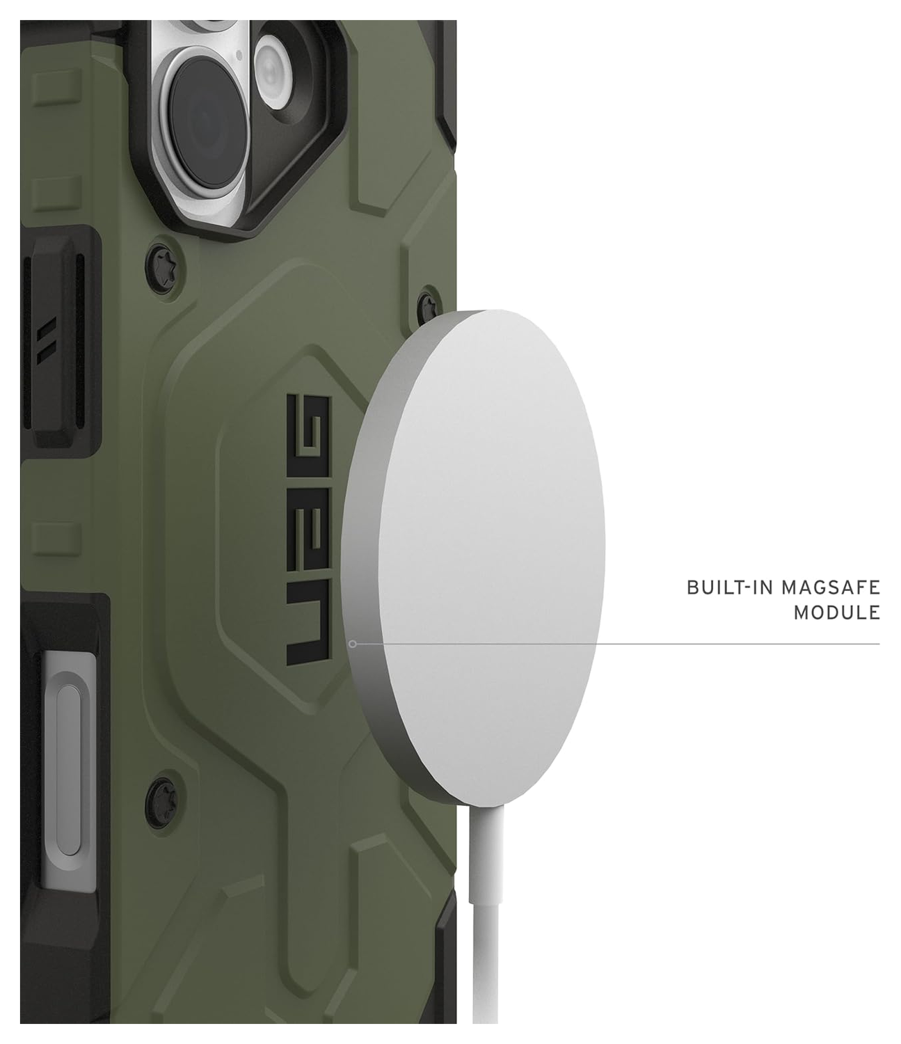 UAG Pathfinder Apple iPhone 17 Hoesje MagSafe Back Cover Groen afbeelding 5