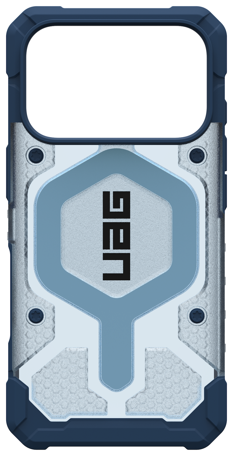 UAG Pathfinder Clear iPhone 17 Pro Hoesje MagSafe met Koord Blauw afbeelding 5