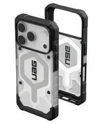 UAG Pathfinder Apple iPhone 17 Pro Hoesje MagSafe Back Cover Ice Zilver afbeelding