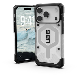 UAG Pathfinder iPhone 17 Pro Hoesje MagSafe Back Cover Ice Zilver afbeelding